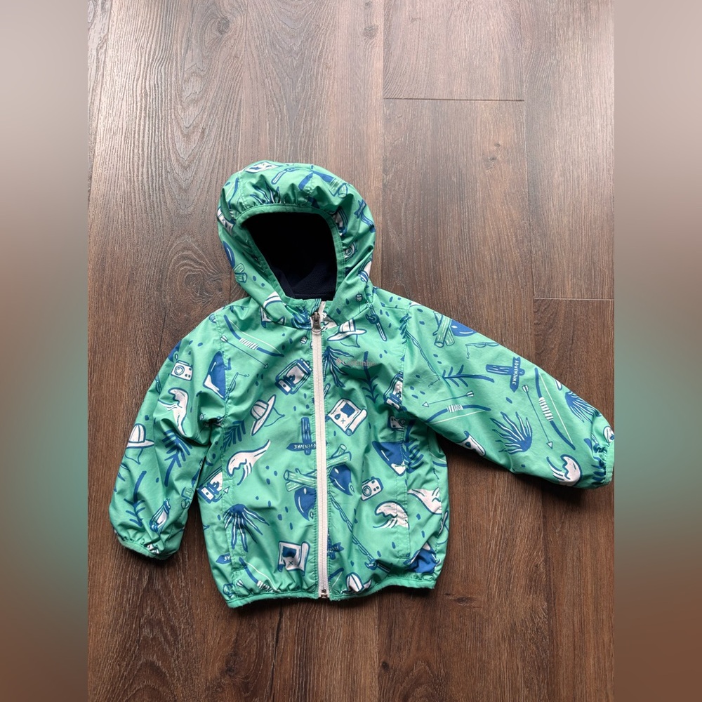 Toddler Mini Pixel Grabber II Fleece Lined Wind Jacket